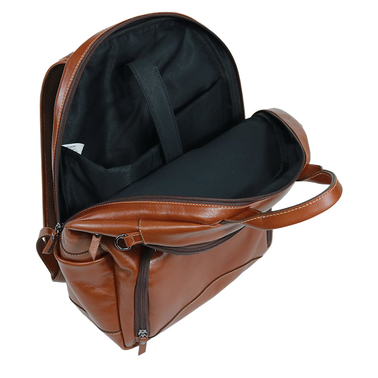 Mochila de Couro Masculina Adventure - Havana