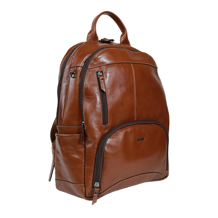 Mochila de Couro Masculina Adventure - Havana