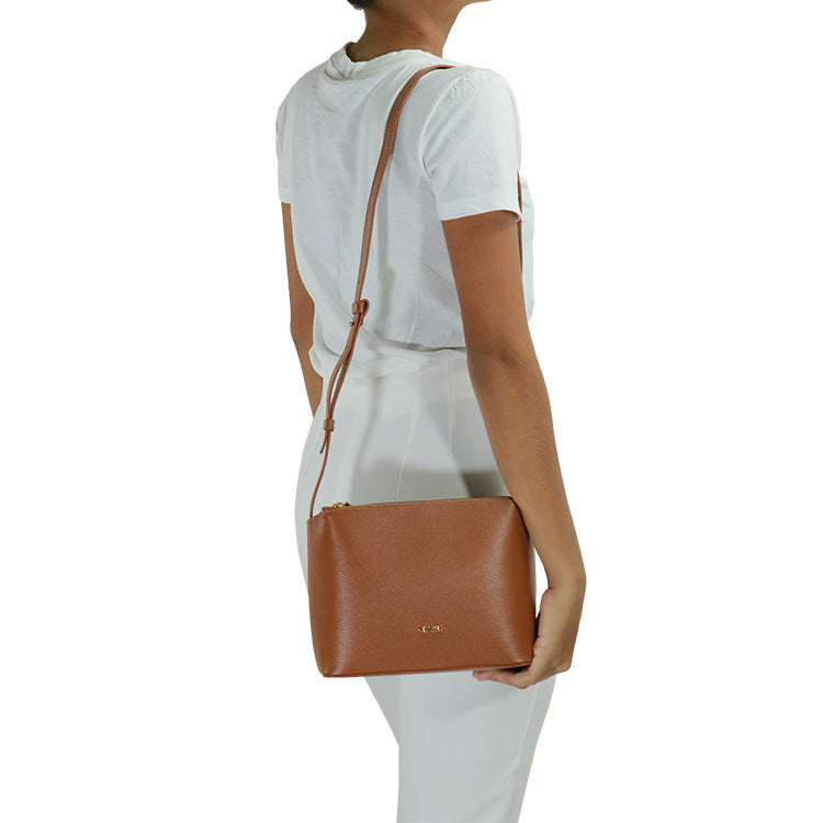 Bolsa Crossbody Couro Liso - Tati