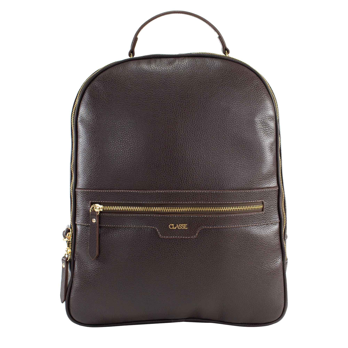 Mochila Feminina de Couro Tiara - Chocolate