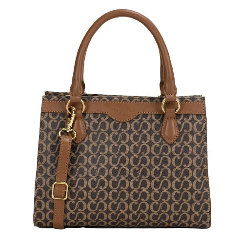 Bolsa Tote Canvas Mariana - Marrom/Nocciola