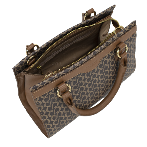 Bolsa Tote Canvas Mariana - Marrom/Nocciola