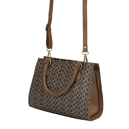 Bolsa Tote Canvas Mariana - Marrom/Nocciola