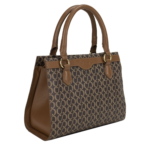 Bolsa Tote Canvas Mariana - Marrom/Nocciola