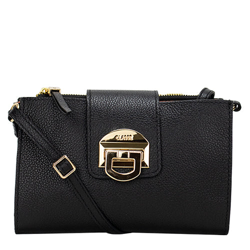 Bolsa Crossbody Preta de Couro - Mille