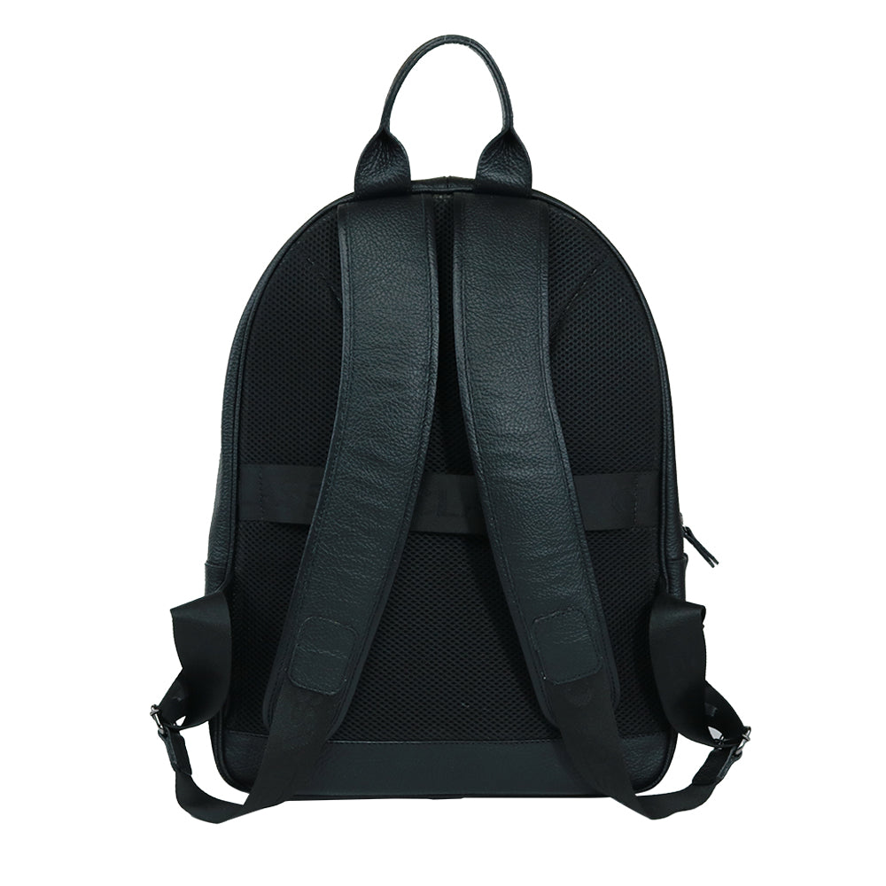 Mochila de Couro Masculina Urbana - Preto