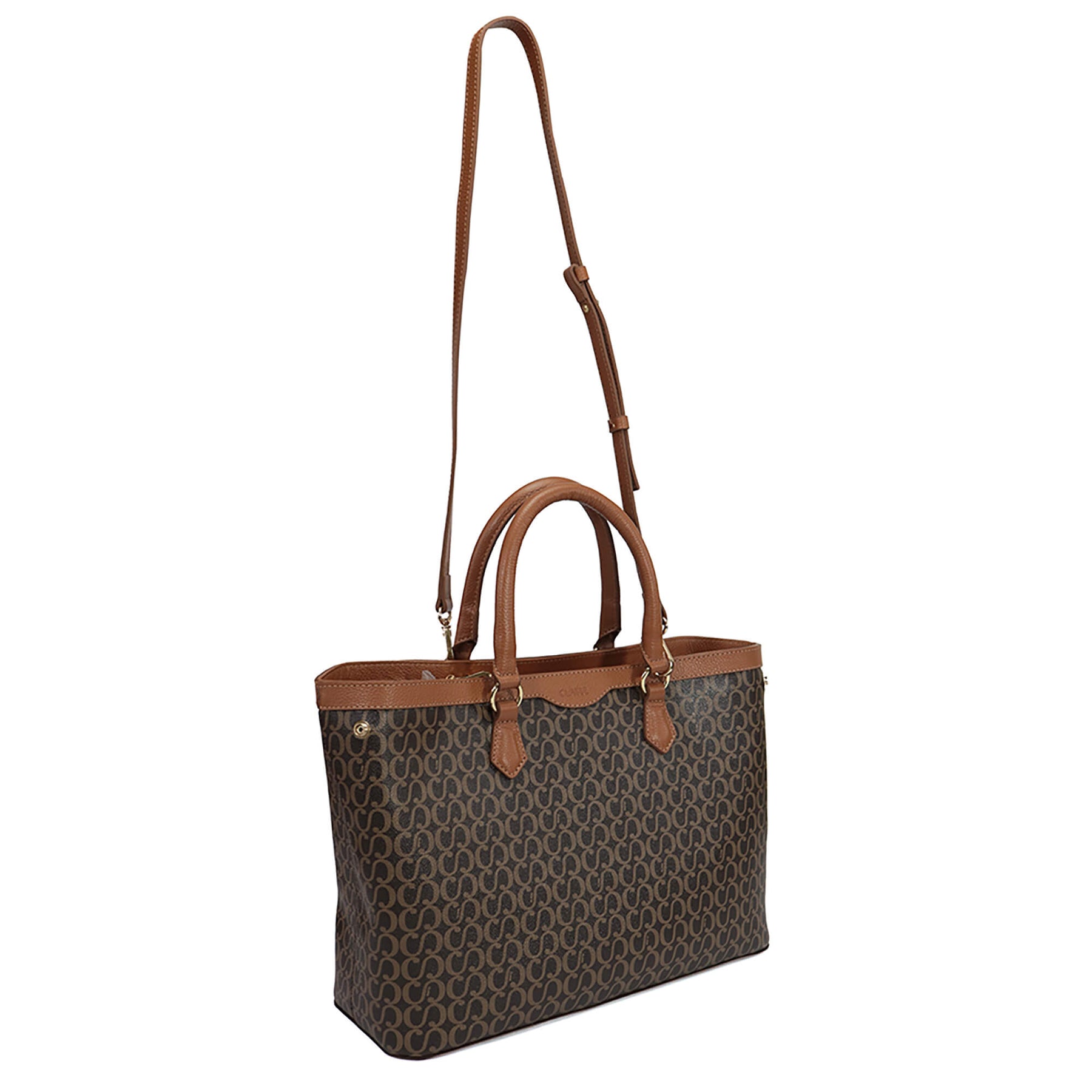 Bolsa Canvas Tote Laura - Marrom/Nocciola