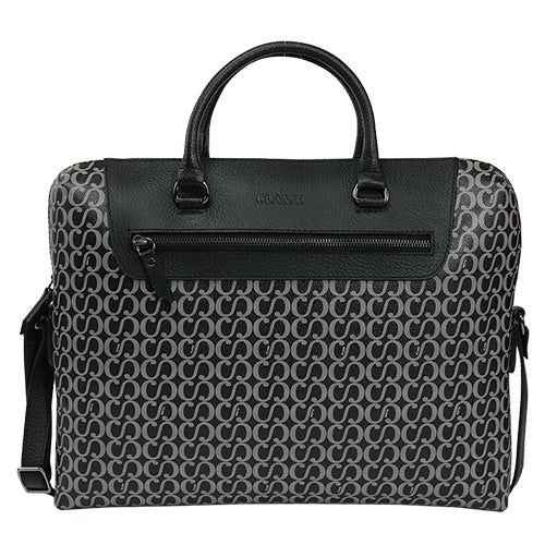 Pasta Masculina Grande Canvas - Preto