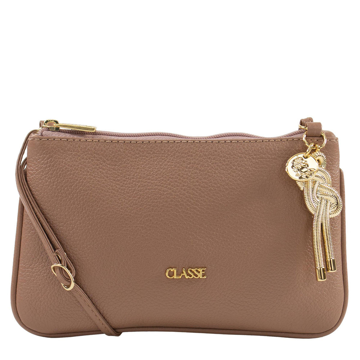 Bolsa Crossbody de Couro - Floater Mocacchino