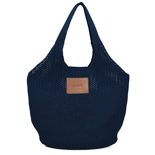 Bolsa de Crochê Lilla - Azul/Nocciola