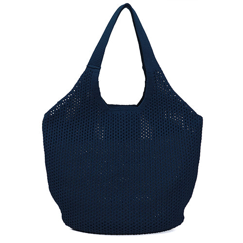 Bolsa de Crochê Lilla - Azul/Nocciola