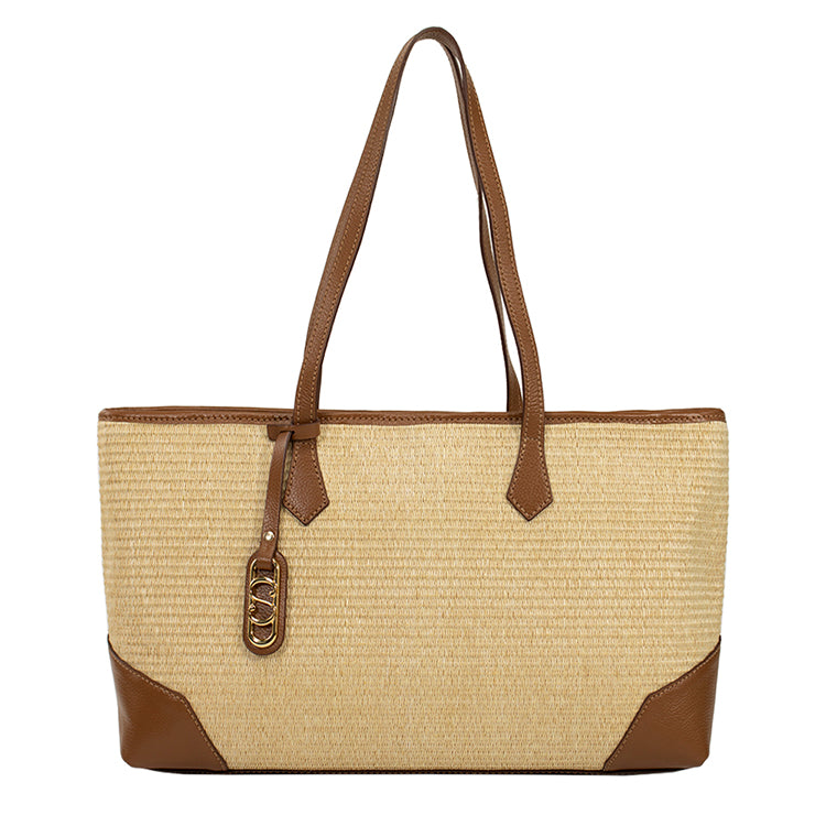 Bolsa Shopping Bag - Tra. Palha/Nocciola