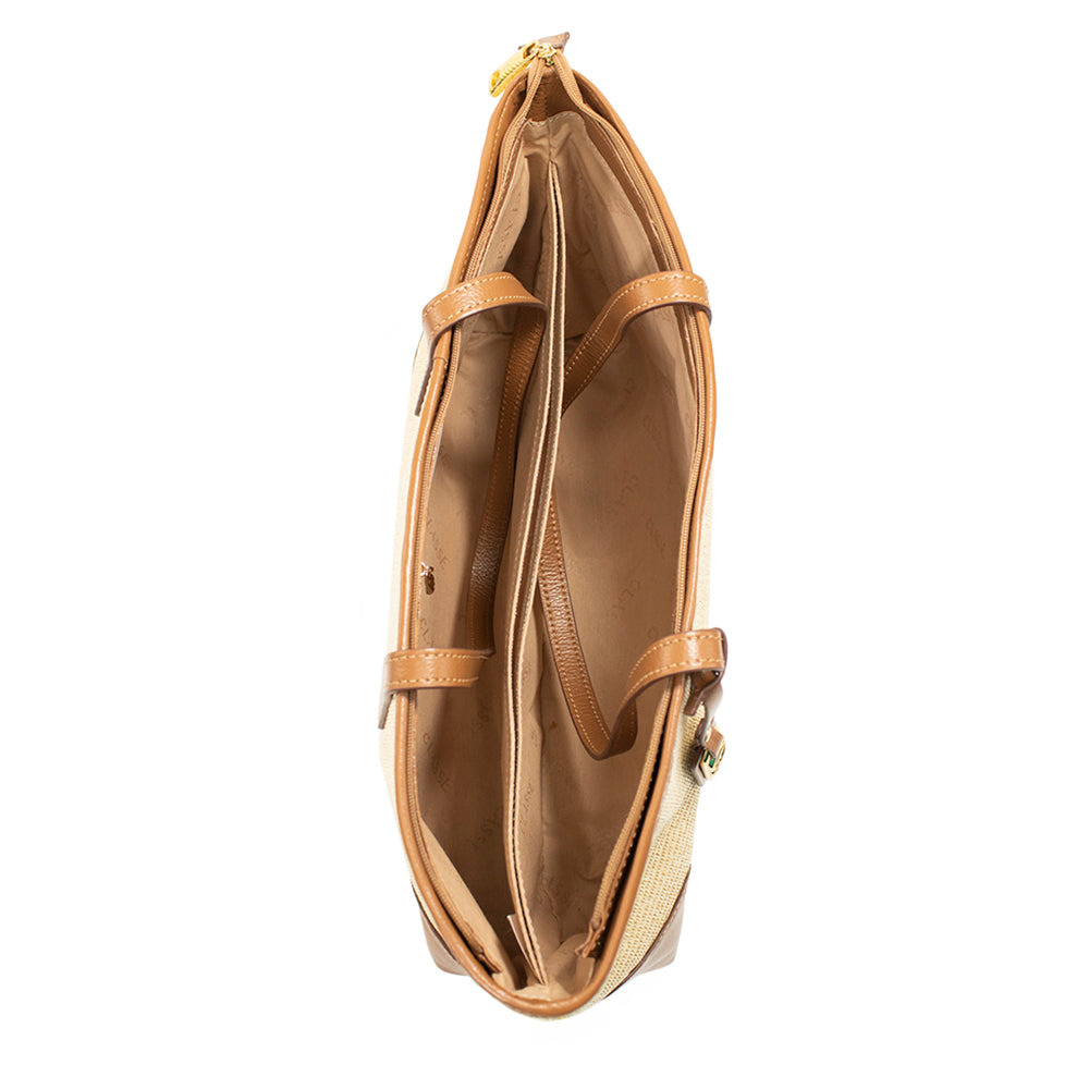 Bolsa Shopping Bag - Tra. Palha/Nocciola