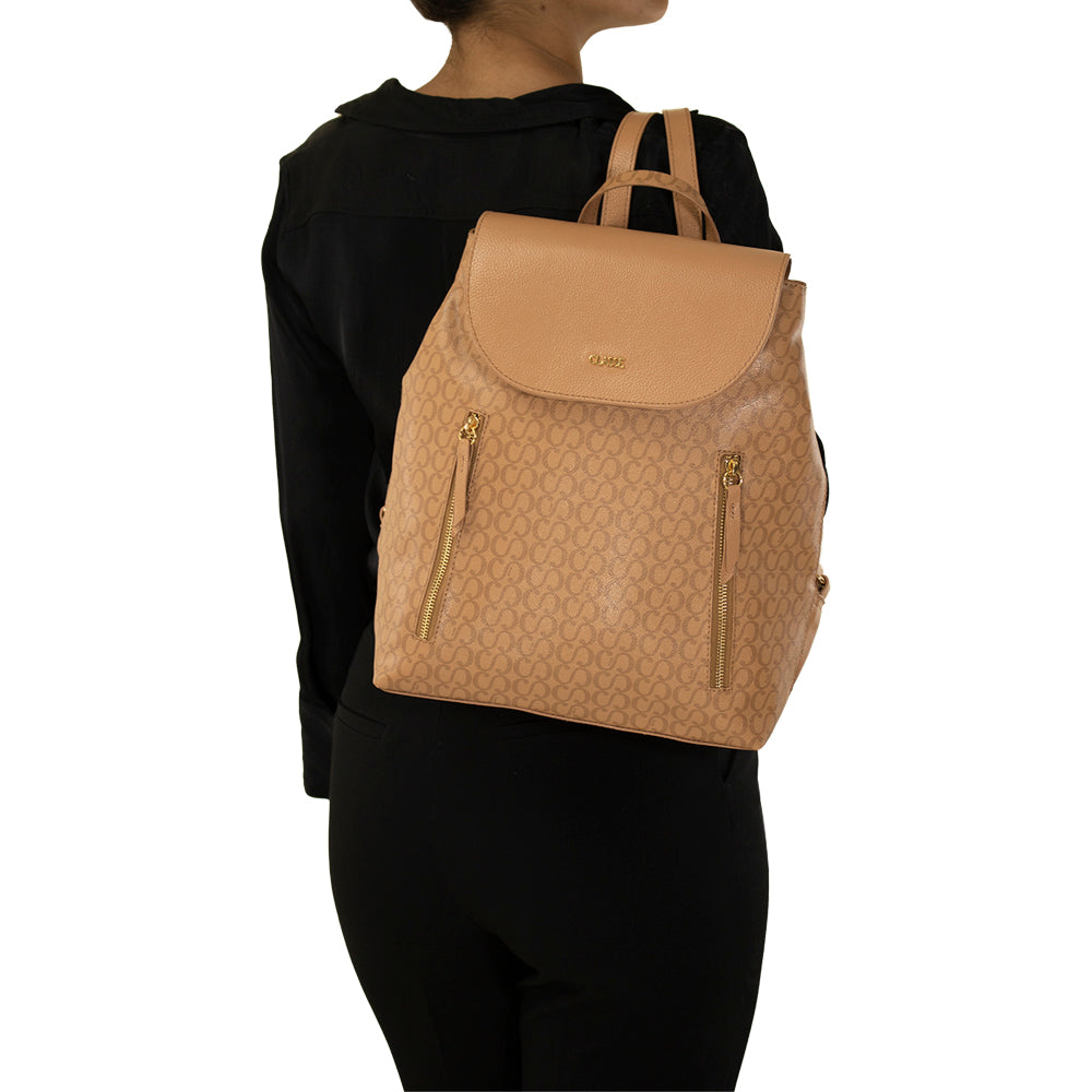 Mochila Feminina Maitê Canvas - Tan