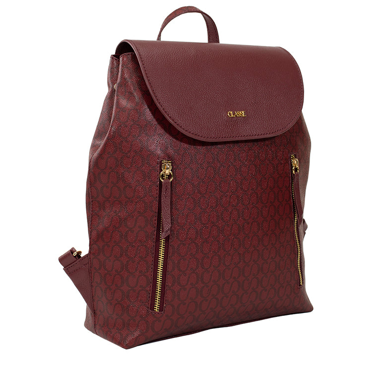 Mochila Feminina Maitê Canvas - Ruby