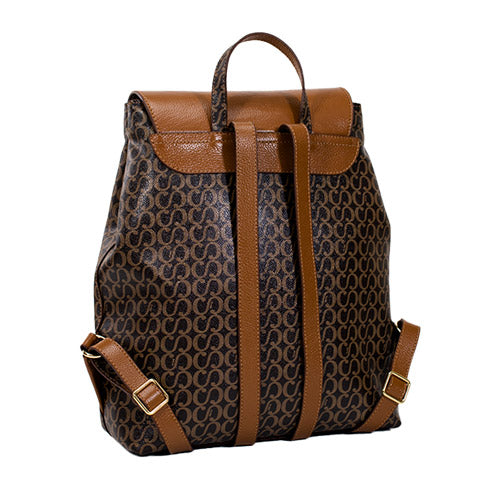 Mochila Feminina Maitê Canvas - Marrom