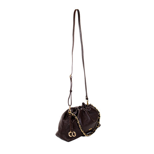 Bolsa de Couro Crossbody Bag Bru - Chocolate