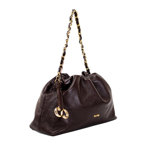 Bolsa de Couro Crossbody Bag Bru - Chocolate