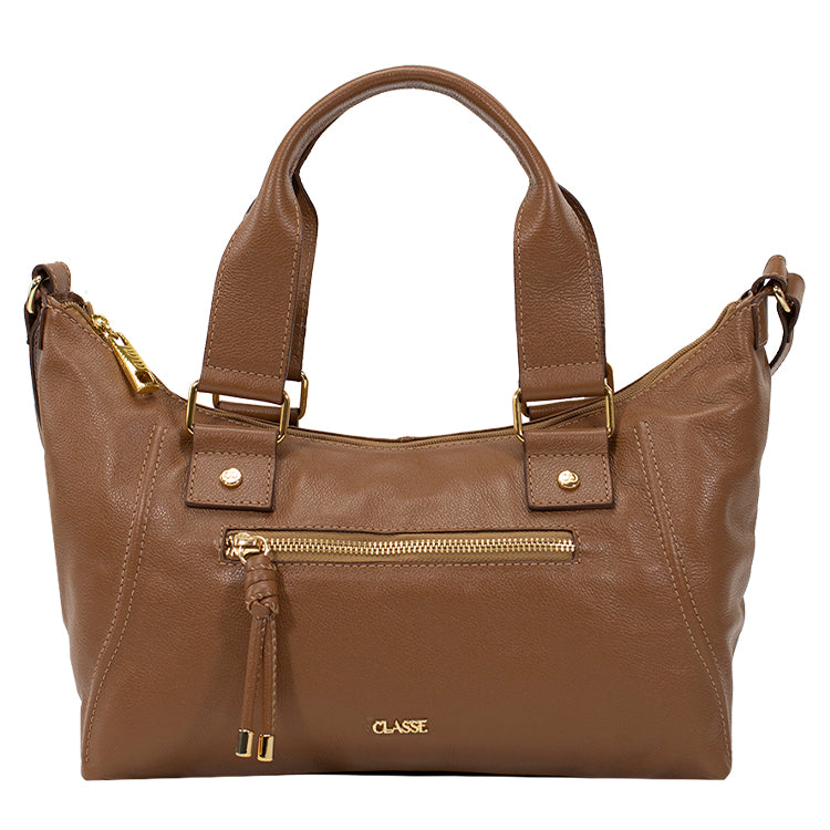 Combo: Bolsa de Couro Tote Bag Luisa - Nocciola Soft + Carteira Exclusiva