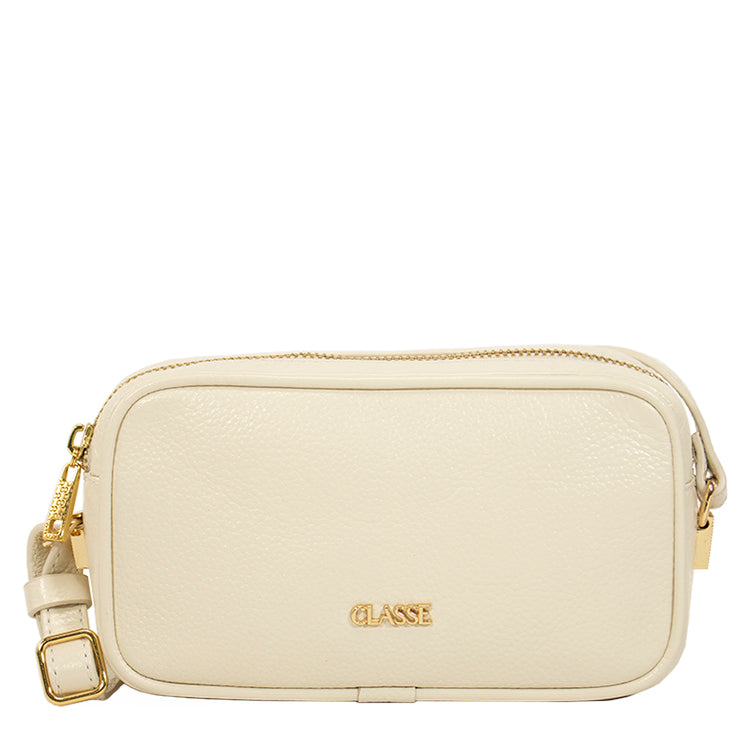 Bolsa de Couro Camera Bag Sena - Off White