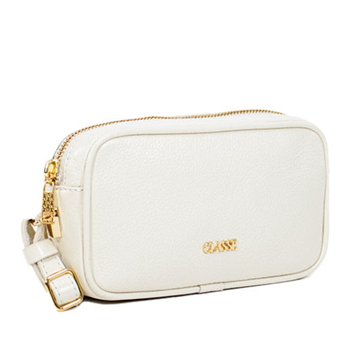 Bolsa de Couro Camera Bag Sena - Off White