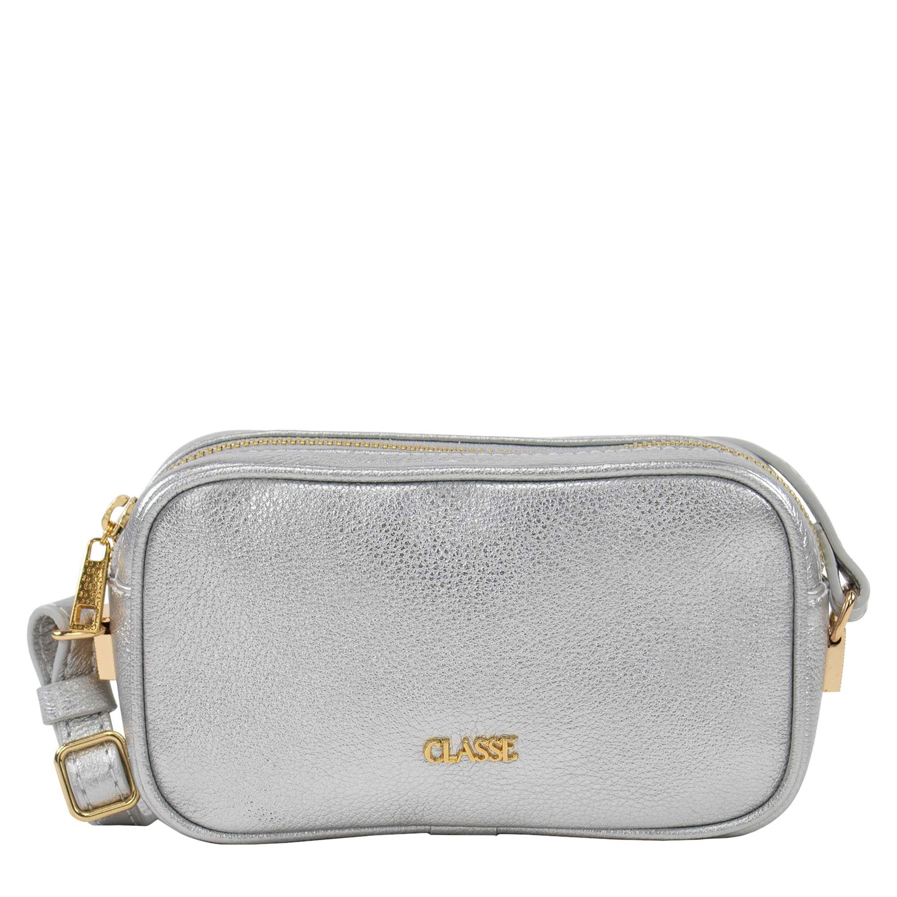 Bolsa de Couro Camera Bag Sena - Prata