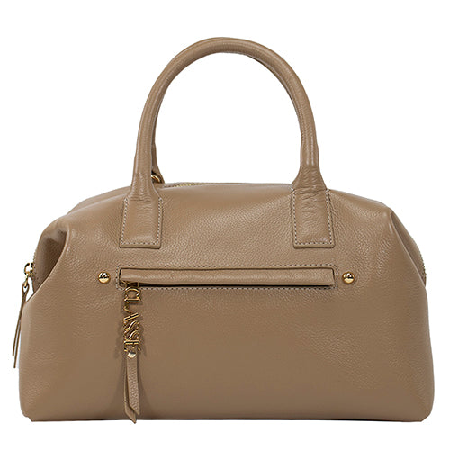 Bolsa de Couro Tote Bag San - Camel