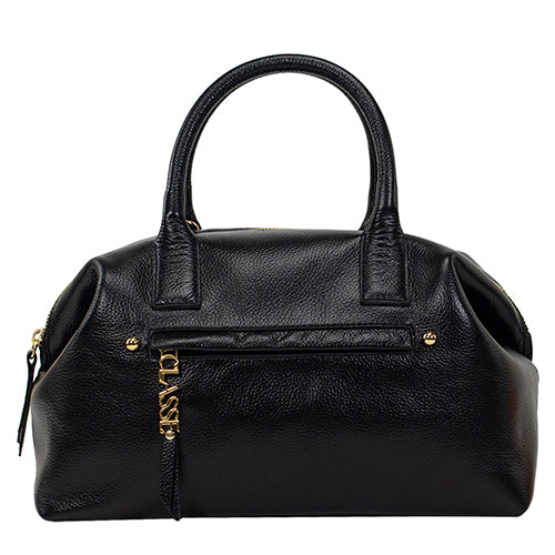 Bolsa de Couro Tote Bag San - Preta