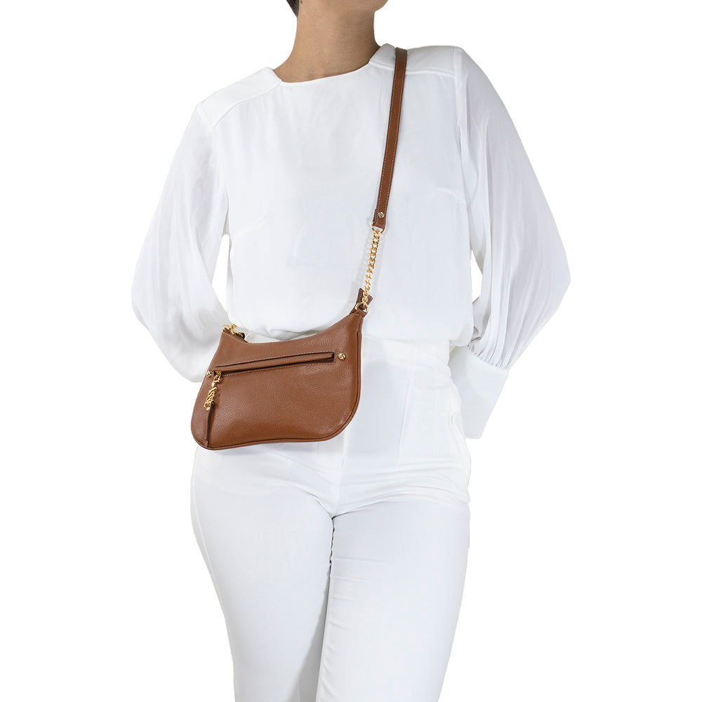 Bolsa de Couro Crossbody Bag San - Selaria