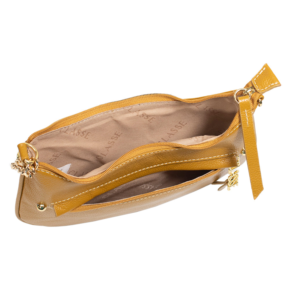Bolsa de Couro Crossbody Bag San - Mel