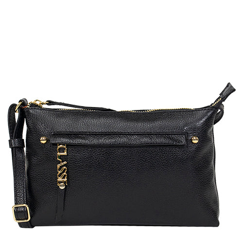 Bolsa de Couro Crossbody Bag San - Preta