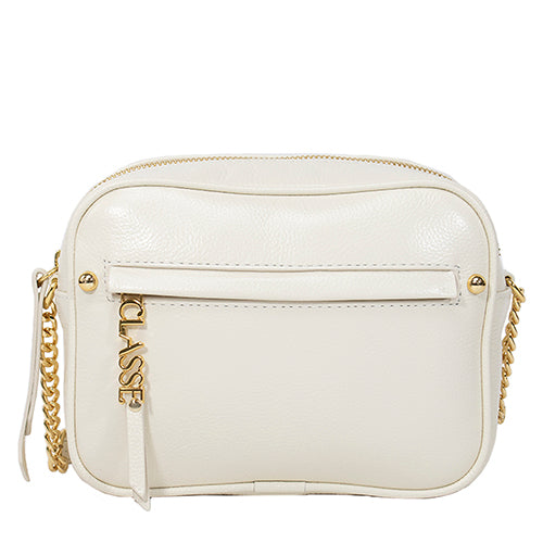 Bolsa de Couro Camera Bag San - Off White