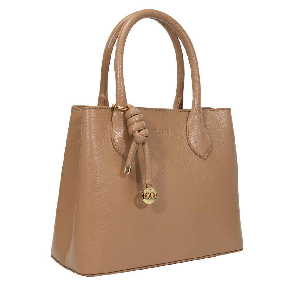 Bolsa de Couro Tote Bag Ari - Tan