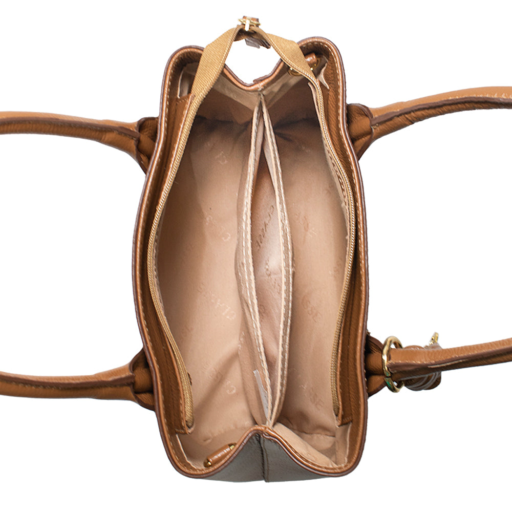 Bolsa de Couro Tote Bag Ari - Nocciola
