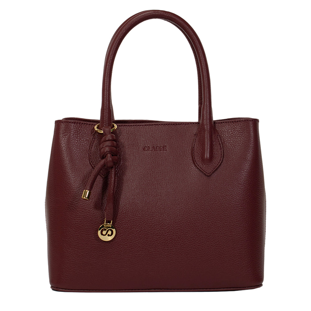 Bolsa de Couro Tote Bag Ari - Ruby