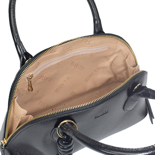 Bolsa de Couro Tote Ari - Preto