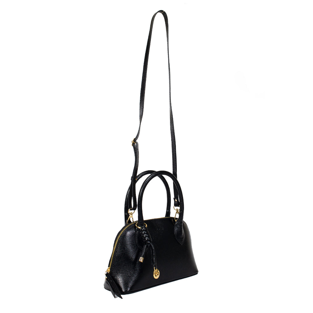 Bolsa de Couro Tote Ari - Preto