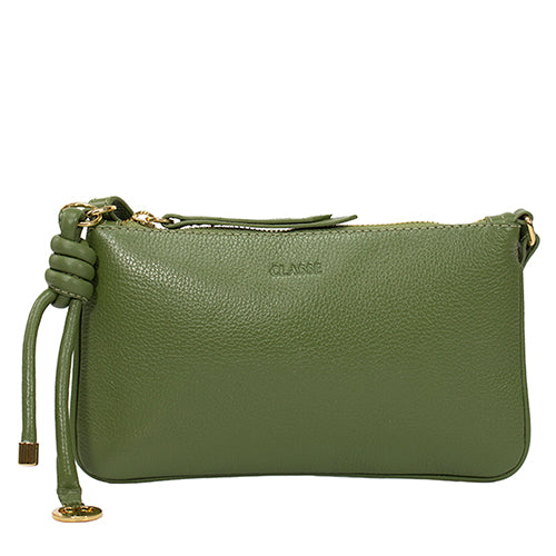 Bolsa de Couro Crossbody Ari