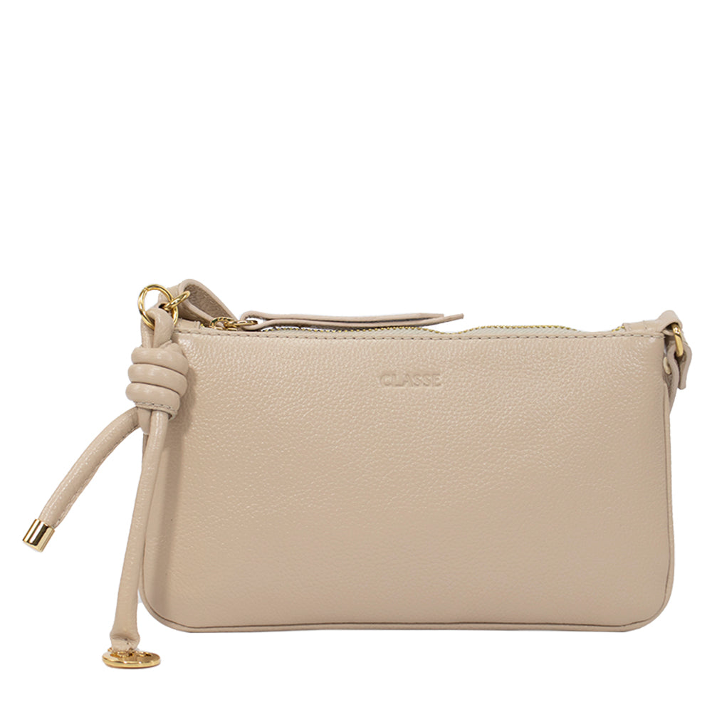 Bolsa de Couro Crossbody Ari