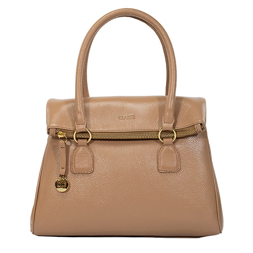 Bolsa de Couro Tote Dani - Tan