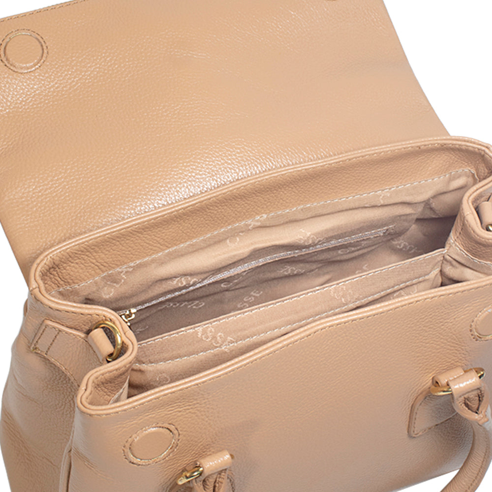 Bolsa de Couro Tote Dani - Tan