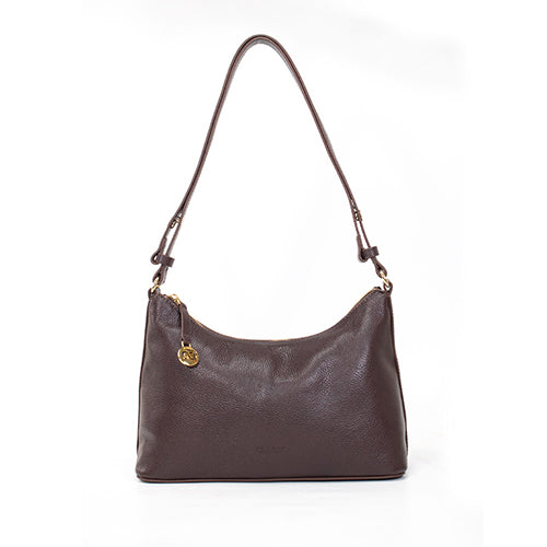 Bolsa de Couro Hobo Dani - Chocolate