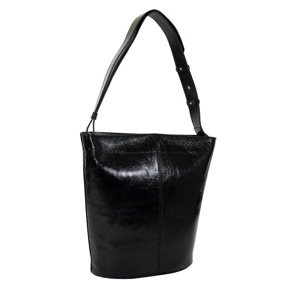 Bolsa de Couro Hogo Bag Rebecca - Andaluz Preto
