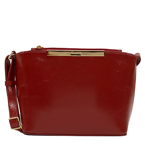 Bolsa de Couro Croosbody Lore - Andaluz Laca
