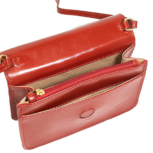 Bolsa de Couro Tiracolo Bag Lore - Andaluz Laca