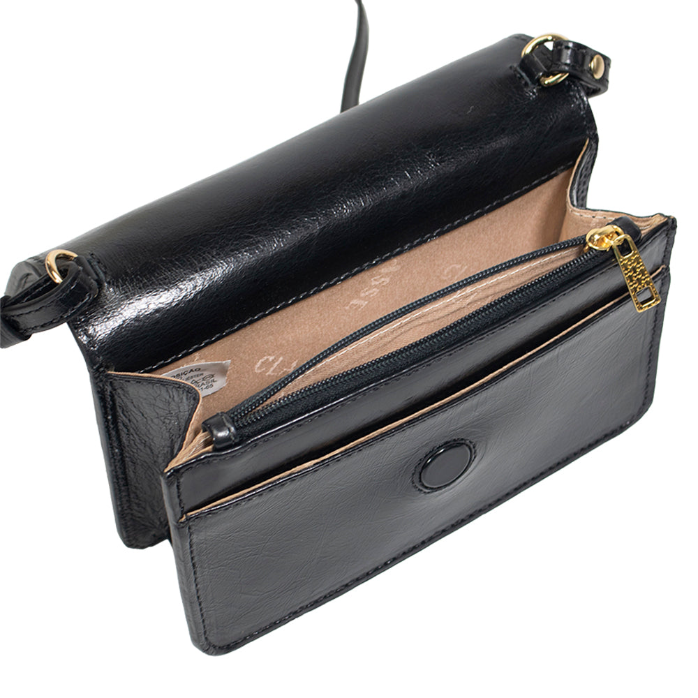 Bolsa de Couro Tiracolo Bag Lore - Andaluz Preto