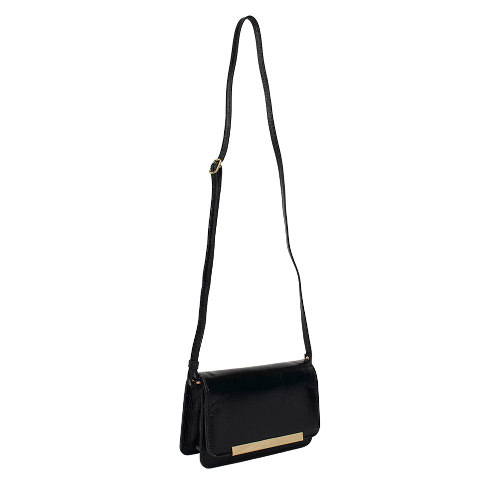 Bolsa de Couro Tiracolo Bag Lore - Andaluz Preto