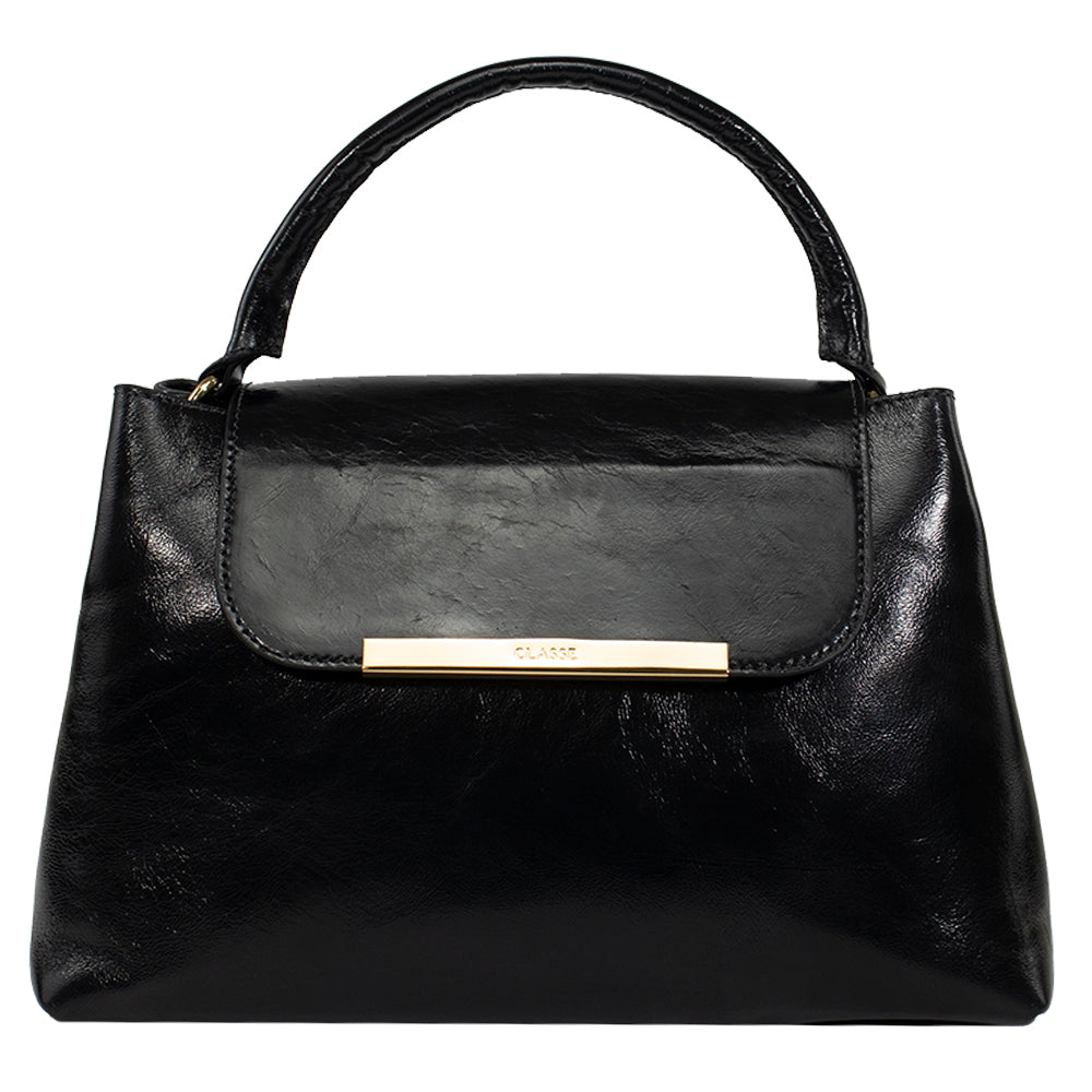 Bolsa de Couro Tote Bag Lore - Andaluz Preto