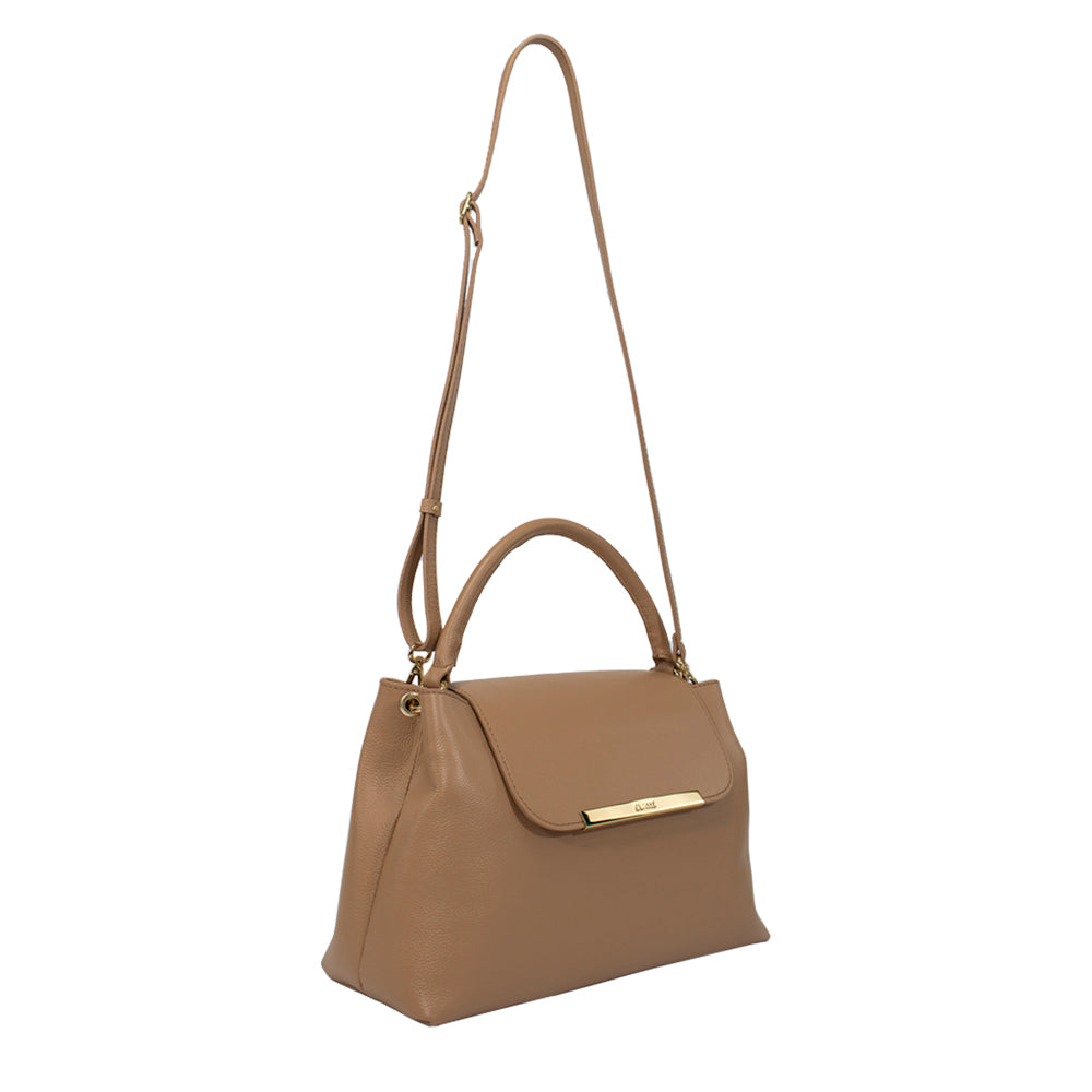 Bolsa de Couro Tote Bag Lore - Tan