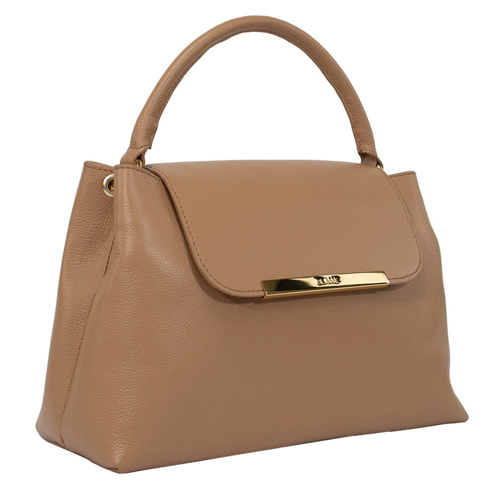Bolsa de Couro Tote Bag Lore - Tan